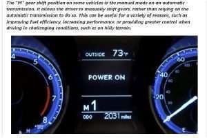 What Does M Mean on Chevy Trax?